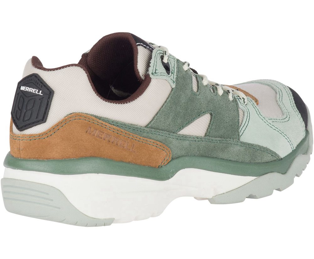 Merrell Sneakers Dame - Boulder Range - Olivengrøn/Hvide - BCG071923